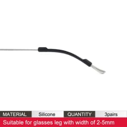 Soft Silicone Eyeglasses Temple Tips Sleeve Retainer,Anti-Slip Elastic Comfort Glasses Retainers For Spectacle Sunglasses