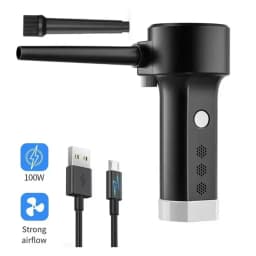 500W Electric Compressed Air Duster Blower Canned Air Spray for Computer PC Keyboard Clean Hair Dryer,Air Pump for Inflatables