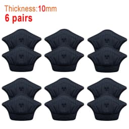 6pair/12pcs Insoles Heel Pads Lightweight For Sport Shoes Adjustable Size Back Sticker Antiwear Feet Pad Cushion Insole Heel