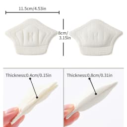 6pair/12pcs Insoles Heel Pads Lightweight For Sport Shoes Adjustable Size Back Sticker Antiwear Feet Pad Cushion Insole Heel