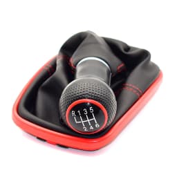 12mm 5 / 6 Speed Car Gear Shift Knob Lever Shifter Gaitor Boot For Volkswagen VW 1999-2004 Golf 4 IV MK4 GTI R32 Bora Jetta MT