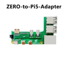 Raspberry Pi Zero 2w to 3B/4B interface adapter Zero to Pi3/Pi4 / Pi5 Expansion Board Zero Pi0 USB HUB RJ45 HAT
