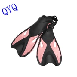 QYQ Frog Shoes Adult Fins with Adjustable Buckles Open Heels Designed for Snorkeling Scuba Diving