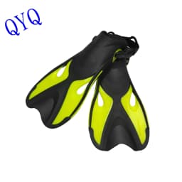 QYQ Frog Shoes Adult Fins with Adjustable Buckles Open Heels Designed for Snorkeling Scuba Diving