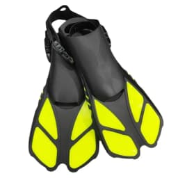 QYQ Frog Shoes Adult Fins with Adjustable Buckles Open Heels Designed for Snorkeling Scuba Diving