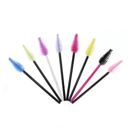 25pcs Eyelashes Extension Supplies Makeup Brushes Mascara Wand Microbrush Eyebrow Eyelash Cosmetics Applicator Spoolie Brush