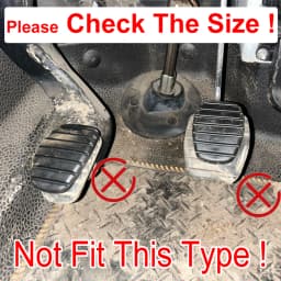 Rubber Brake Clutch Foot Pedal Pad Cover For Nissan Primastar NV300 Vivaro Mitsubishi Express 2014 - 2019 2020 Replacement Parts