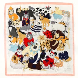 2025 Silk Shawl Print Headscarf Cat Hair Wrap Neckerchief Female Satin Square Scarf For Women Headband Foulard Hijab Bandana