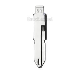 10pcs NE72 Car Key Blade #53 KD Remote Blank for Citroen Peugeot 206 Renault Clio2 Duster Logan for KEYDIY VVDI Xhorse Remote