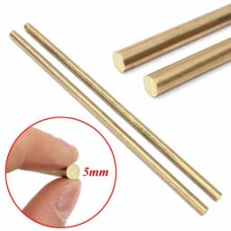 1/5/10 Pcs Brass Round Bar Diameter 1.6/2/3/4/5/6/8/10/12/14/16/18/20 Mm Brass Rod Knife Handle Rivet Screw Mosaic Tools