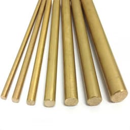 1/5/10 Pcs Brass Round Bar Diameter 1.6/2/3/4/5/6/8/10/12/14/16/18/20 Mm Brass Rod Knife Handle Rivet Screw Mosaic Tools