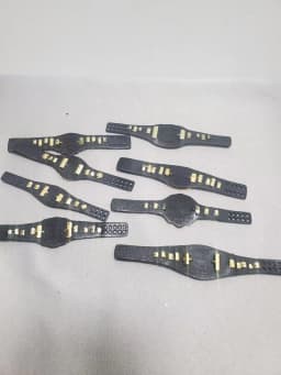 1pcs decoration DIY Mattel 6'' 7''inch wrestler Doll accessory part Gold belt for Doll Action Figure