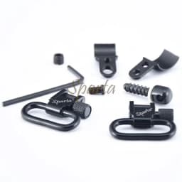 Sparta Sling Swivels .800"- .850" (20.32-21.59mm) Tube Hoop For Most 12 Gauge Shotguns 1 Inch Shoulder Strap SSS-15932