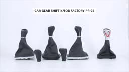 5 6 Speed Manual MT Gear Shift Knob With Real Leather Handbrake Gaiter Shift Boot For BMW 3 Series E36 E46 M3