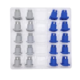 25PCS Powercon Connector 3 Pins 20A 250V Power Speaker Panel Socket Female For LED Screen Stage Lighting