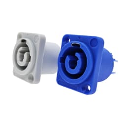 25PCS Powercon Connector 3 Pins 20A 250V Power Speaker Panel Socket Female For LED Screen Stage Lighting