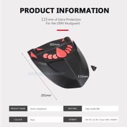 For YAMAHA MT09 MT 09 FZ-09 FZ09 Tracer 900 XSR 900 Motorcycle Accessories Rear Mudguard Fender Extender Hugger Extension