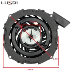 LUSQI Recoil Starter 500E Lawn Mower Machine Assembly For Briggs Stratton 450E/550E/575EX Grass Trimmer Generator