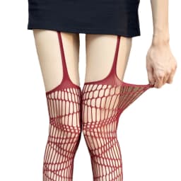 Lolita Gothic Girls Hollow Out Fishnet Stockings Women Fashion Halloween Black Tights Garter Over Knee Socks Sheer Pantyhose