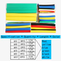 3:1 Shrink,electrical Connection Wire,With Glue Thermoretractile,Heat Shrink Sleeve Tube,Double Wall Hot Melt Adhesive