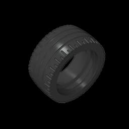 8PCS 18976 65192 Wheel 18mm D. x 12mm 18977 18978 Bricks Collections Bulk Modular GBC Toys For Technical MOC Building Blocks