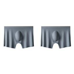 2Pcs Men Panties Mens Ice Silk Boxers Seamless Sexy Underwear Man Ultra-thin Breathable Boxer Shorts Male Underpants Boxershorts
