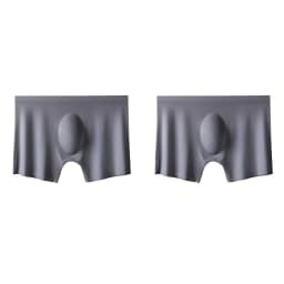 2Pcs Men Panties Mens Ice Silk Boxers Seamless Sexy Underwear Man Ultra-thin Breathable Boxer Shorts Male Underpants Boxershorts
