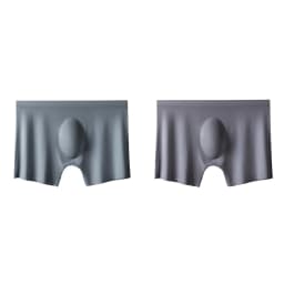 2Pcs Men Panties Mens Ice Silk Boxers Seamless Sexy Underwear Man Ultra-thin Breathable Boxer Shorts Male Underpants Boxershorts