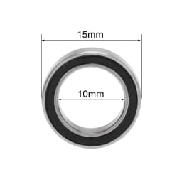 10/100PCS 6700ZZ 6700 2RS RS 6700-2RS High quality 10x15X4 mm Miniature Rubber seal Deep Groove Ball Bearing ABEC-5