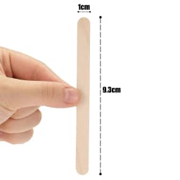50PCS Ice Cream Popsicle Sticks Mold Accesorios Natural Wooden Sticks Ice Cream Spoon Hand Crafts Art Ice Cream Lolly Cake Tools