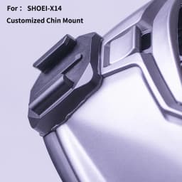 TUYU For SHOEI Hornet ADV GT Air 2 X15 X14 Z8 Z7 Customized CNC Aluminium Helmet Chin Mount for GoPro Insta360 DJI Accessories