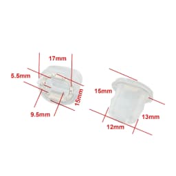 20pcs Auto Fastener Interior Trim Moulding Clip Retainer For BMW E38 E39 E90 E91 E92 51458161557 Nylon Clips Car Accessories
