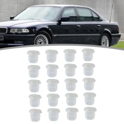20pcs Auto Fastener Interior Trim Moulding Clip Retainer For BMW E38 E39 E90 E91 E92 51458161557 Nylon Clips Car Accessories