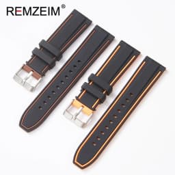 Premium Silicone Watch Band Quick Release Rubber Watch Strap 20mm 22mm 24mm Watch Strap Watch Replacement Watchband Green