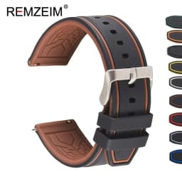 Premium Silicone Watch Band Quick Release Rubber Watch Strap 20mm 22mm 24mm Watch Strap Watch Replacement Watchband Green