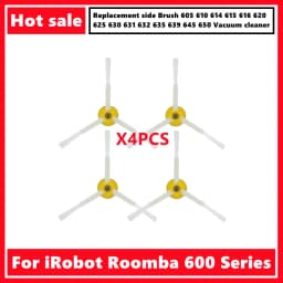 Replacement Side Brush for IRobot Roomba 600 Series 605 610 614 615 616 620 625 630 631 632 635 639 645 650 Vacuum Cleaner