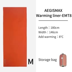 AEGISMAX Thermolite Liner Sleeping Bag Accessories Ultralight Outdoor Camping Equipment Thermal Warming Sleeping Bag Liner