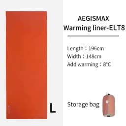 AEGISMAX Thermolite Liner Sleeping Bag Accessories Ultralight Outdoor Camping Equipment Thermal Warming Sleeping Bag Liner