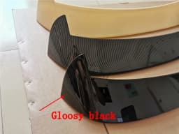 For Seat LEON MK3 5F FR Style Hatchback 5Doors 2012 -2020 ABS Rear Spoiler Lip Trunk Wing Not Fit 3Doors and station wagon