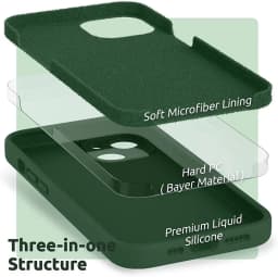 Original Liquid Silicone Case For iPhone 15 14 13 12 11 Pro Max Mini X XR XS 7 8 Plus SE 2020 Shockproof Soft Phone Case Etui