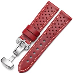 Genuine Leather Watch Band Bracelet 20mm 22mm 24mm Cowhide Vintage Watchband Deployment Clasp For Samsung Galaxy Watch 3 4 Strap