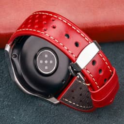 Genuine Leather Watch Band Bracelet 20mm 22mm 24mm Cowhide Vintage Watchband Deployment Clasp For Samsung Galaxy Watch 3 4 Strap