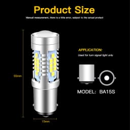 2x LED Reverse Light P21W BA15S Canbus For Mercedes Benz W169 W245 W202 W204 C204 CL203 S202 S203 W210 W213 S213 S210 B C E