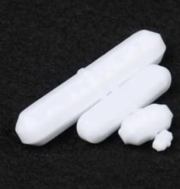 2pcs Stirrer Bar Length 6/10/15/20/25/28/30/35/40/45/50/60/70/100mm PTFE Coated Magnetic Lab Stirring Tool B Type