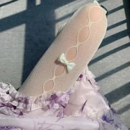 Lolita Cosplay Girls Bowknot Hollow Out Pantyhose Sexy Thin Ins Tide Lace Tights Anime Socks Black White Fishnet Silk Stockings