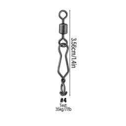 20/40pcs Quick Change Fishing Speed Clips Fishing Snap High Strength Stainless Steel Saltwater for Barrel Swivel Lure Hook