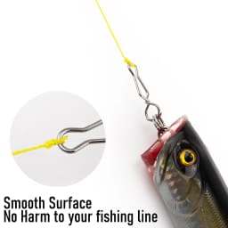 20/40pcs Quick Change Fishing Speed Clips Fishing Snap High Strength Stainless Steel Saltwater for Barrel Swivel Lure Hook