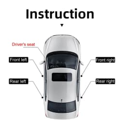 New Front Left Driver Door Handle Lock Cover Cap For VW Tiguan 5N MK1 2008-2017 Jetta 6 A6 2011-2017 Beetle 2012-2017 5N1837879