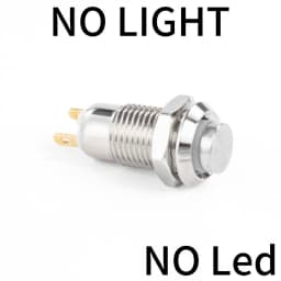 8 10 12 16 mm Waterproof Metal Push Button Switch LED Light Self-locking/Latching Self-reset 3 6 12 24 110 220V high head
