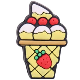 1PCS PVC Buckle Clog Chips Cocktails Bubble Tea Pizza Coffee Macarons Ice Cream Coconut Milk Noodles Shoe Charms Decorations